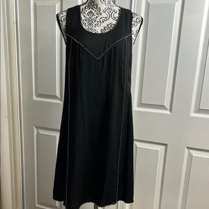 Vince Camuto Black Mini Dress with Studded Detail